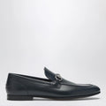 GUCCI Blue loafer with Horsebit