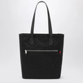 GUCCI GG black fabric shopping bag