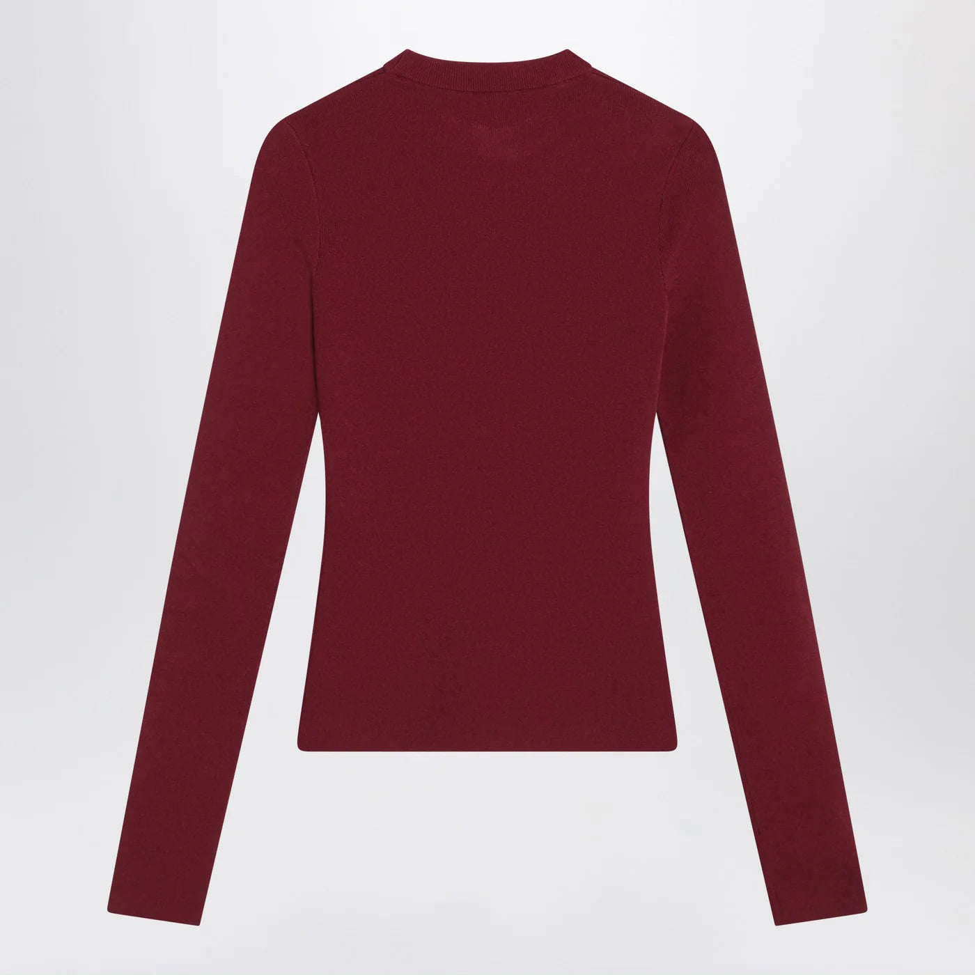 Balenciaga Ribbed burgundy Nano BB sweater