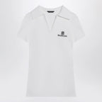 Balenciaga White short-sleeve Nano BB tank top