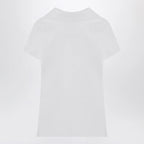 Balenciaga White short-sleeve Nano BB tank top
