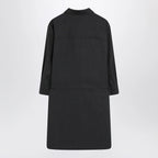 GUCCI Grey shirt dress in wool