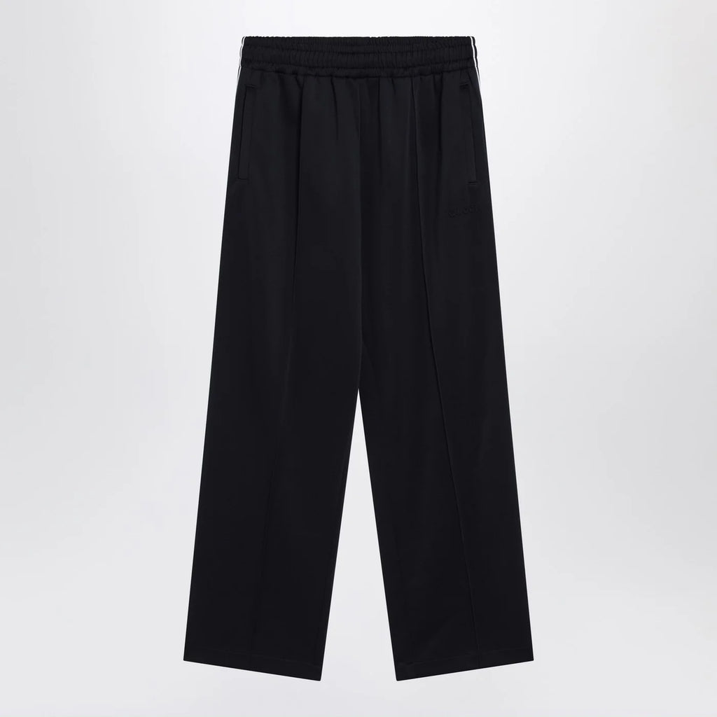 GUCCI Navy blue pants in technical jersey