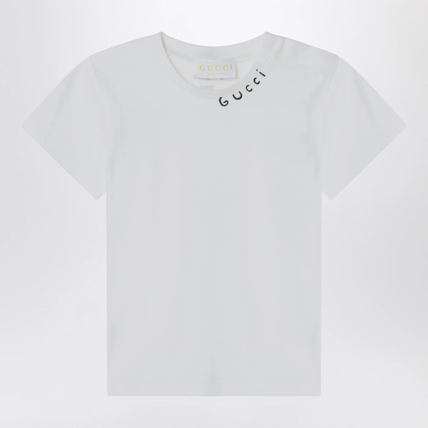 GUCCI White T-shirt with logo