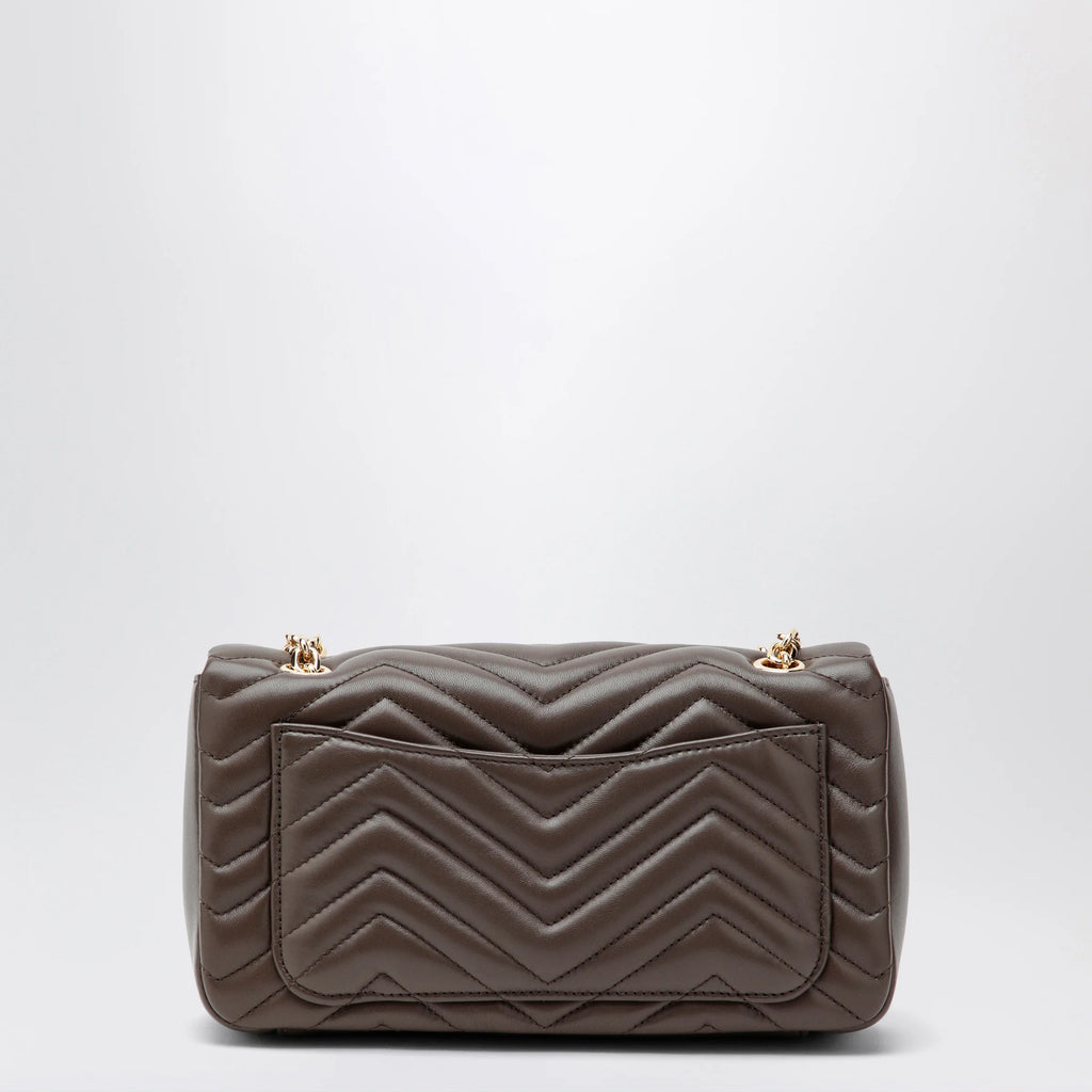 GUCCI Medium GG Marmont shoulder bag in taupe leather