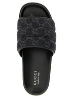 Gucci Gg Denim Slides