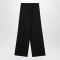 Balenciaga Palazzo trousers with elastic waist in black wool