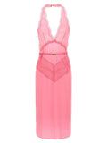 Gucci Satin And Lace Dress