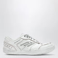 Balenciaga Hamptons Worn-Out Mid white Sneakers