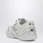 Balenciaga Hamptons Worn-Out Mid white Sneakers