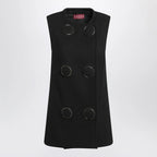 GUCCI Black vest with large buttons
