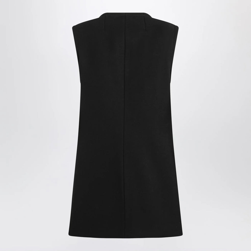 GUCCI Black vest with large buttons