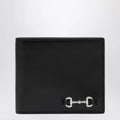 GUCCI Black bi-fold wallet with Horsebit
