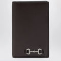 GUCCI Cocoa long cardholder with Horsebit