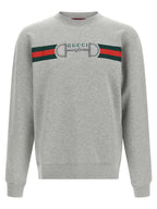 Gucci Web Ribbon And Horsebit Sweatshirt