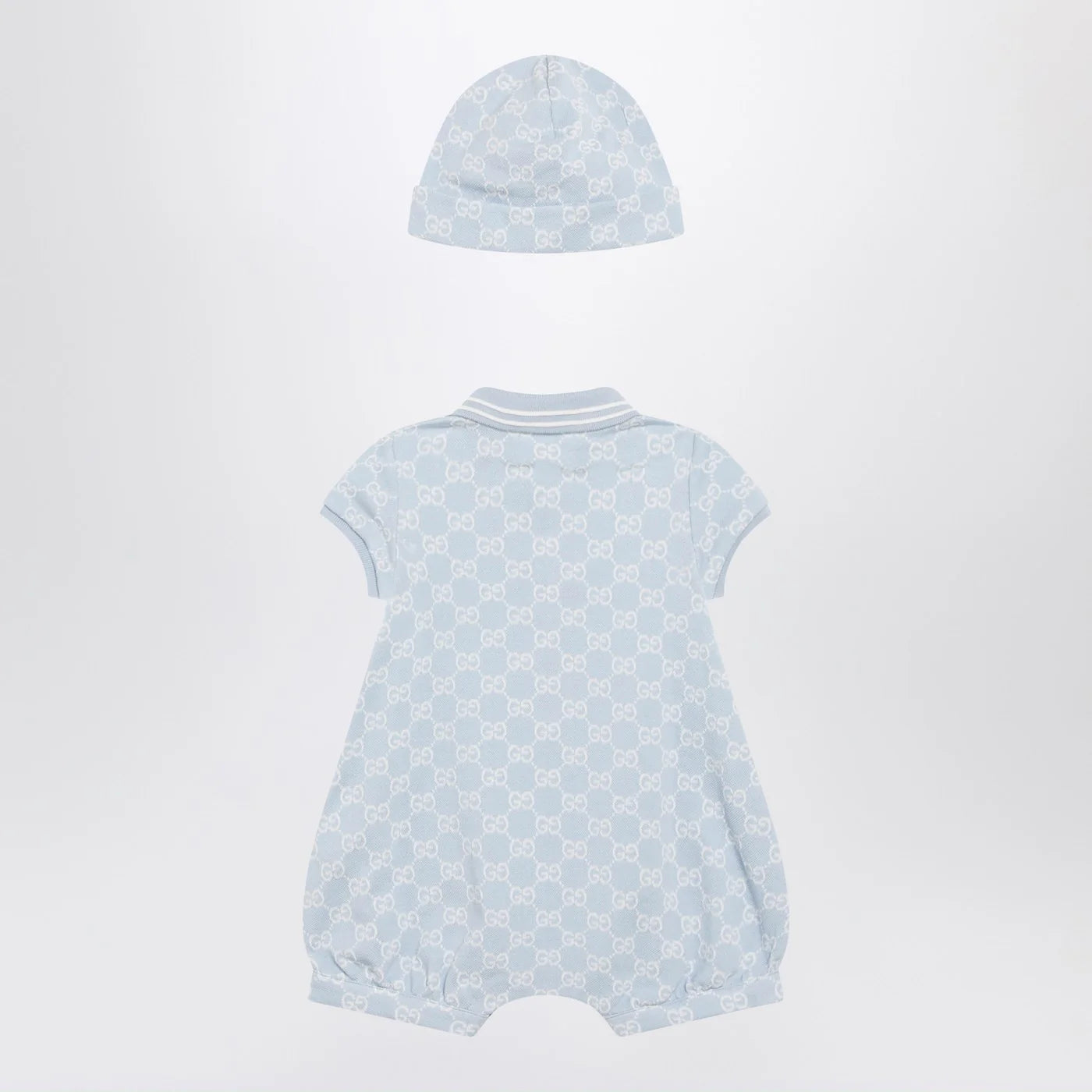 GUCCI Light blue GG cotton two-piece set
