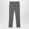 GUCCI Grey wool satin trousers