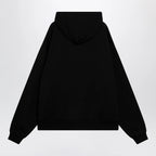 Balenciaga Oversized zip hoodie in black cotton