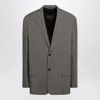 Balenciaga Khaki and brown gingham jacket