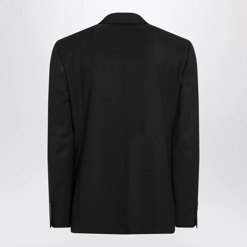 Balenciaga Single-breasted black wool jacket
