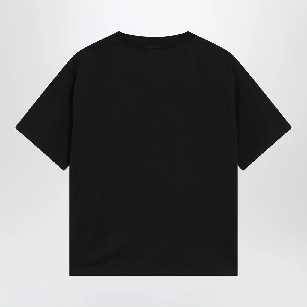 Balenciaga Sacré Cœur print medium-fit cotton T-shirt in black
