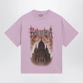 Balenciaga Women's Sacré Cœur T-shirt in jersey, old pink