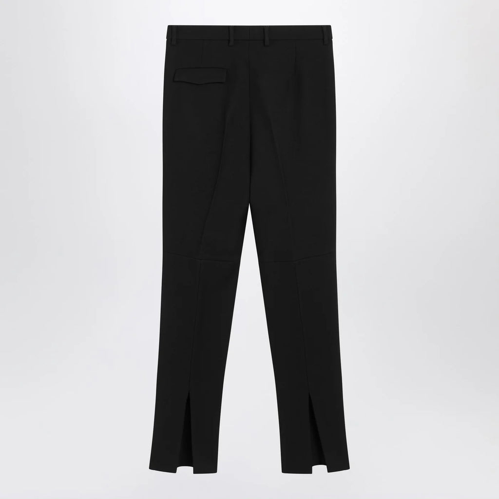 GUCCI Black skinny wool trousers