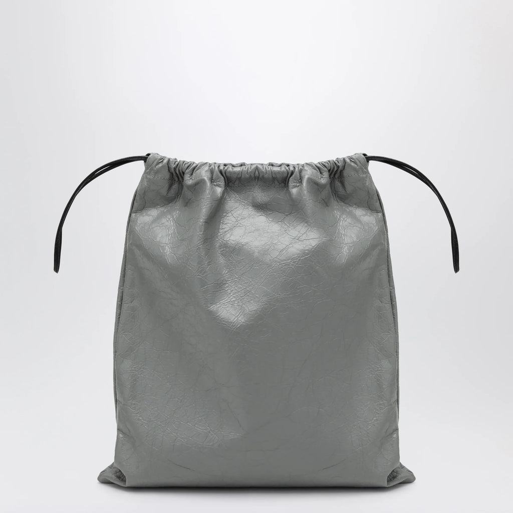 Balenciaga La Pochette dust bag shopper in Arena lambskin grey