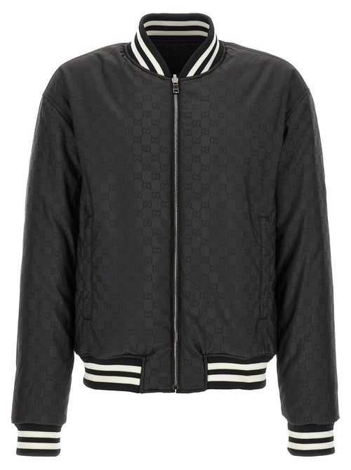 Gucci Gg Reversible Bomber Jacket