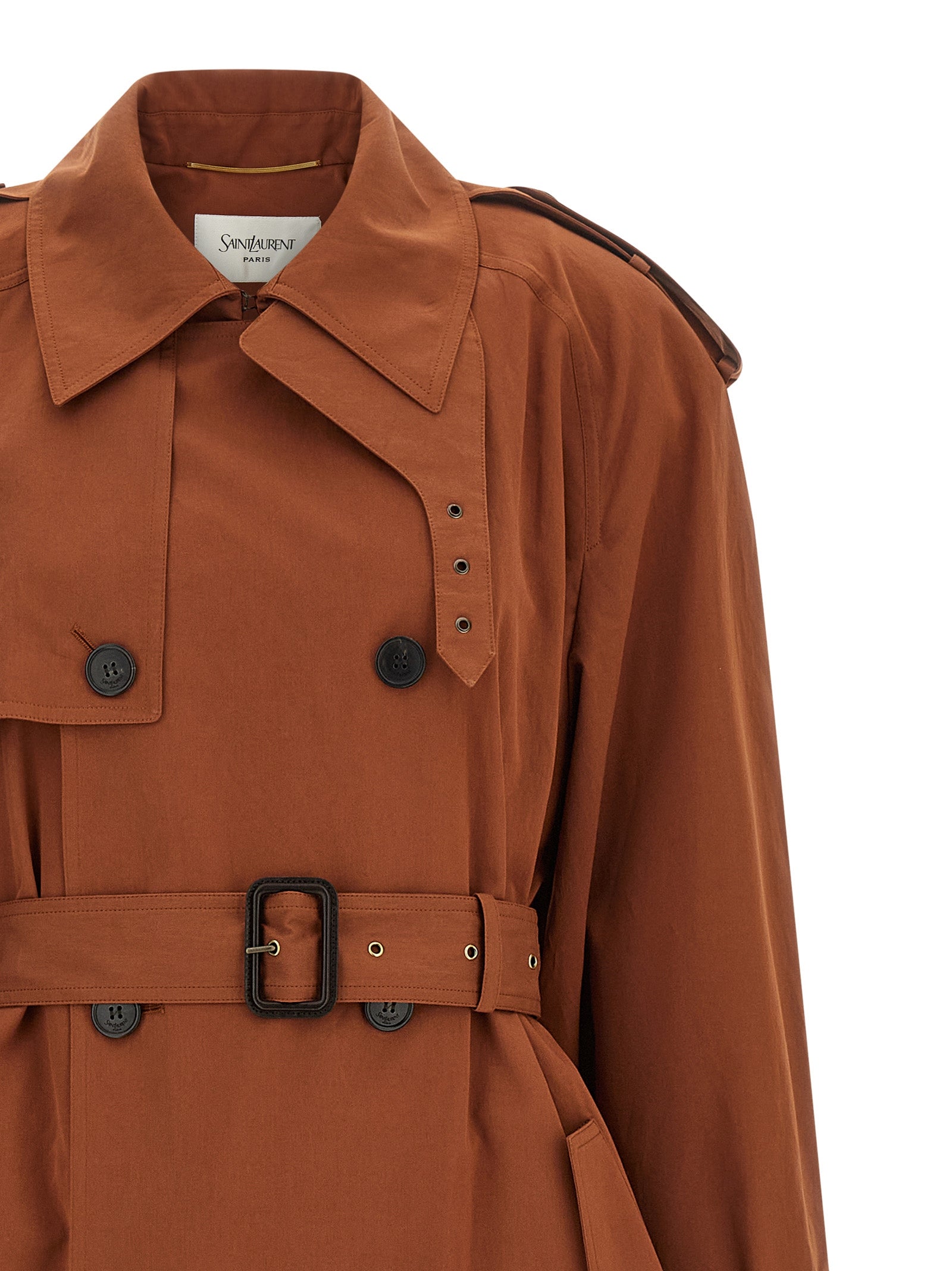 Saint Laurent Double-breasted Trench Coat