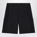 GUCCI Ink blue cotton twill shorts