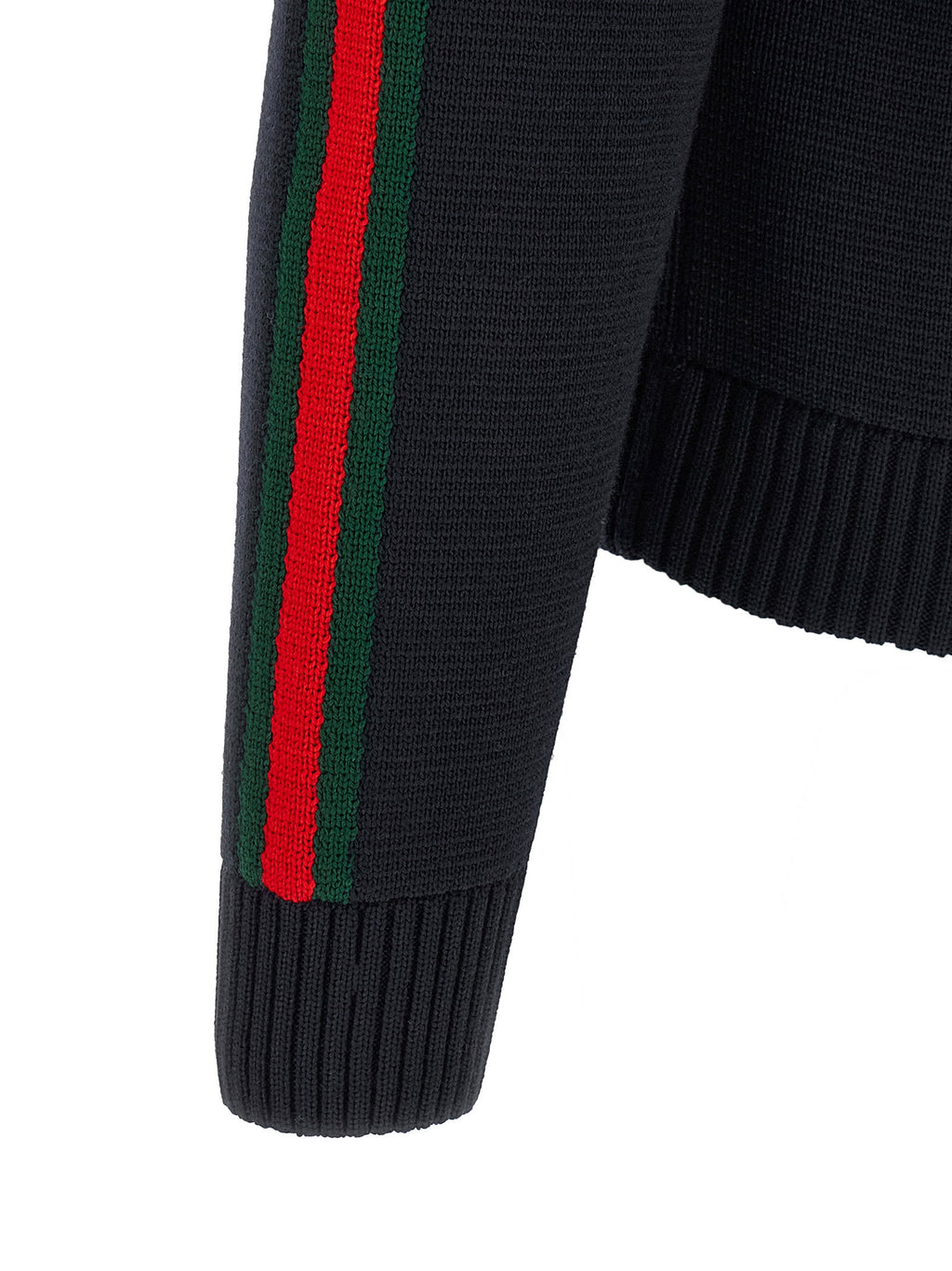 Gucci Web Ribbon Knitted Jacket