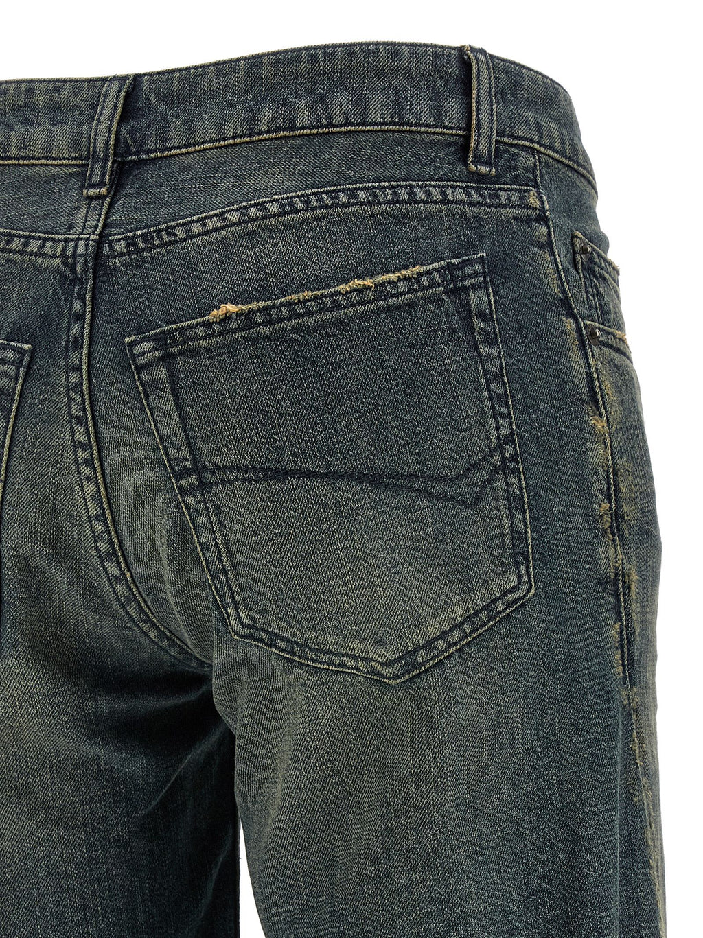 Balenciaga A Gamba Ampia Jeans