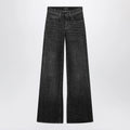 Balenciaga Black washed jeans with jacquard logos