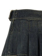 Balenciaga Buckle Pleated Skirt