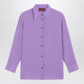 GUCCI Purple silk shirt