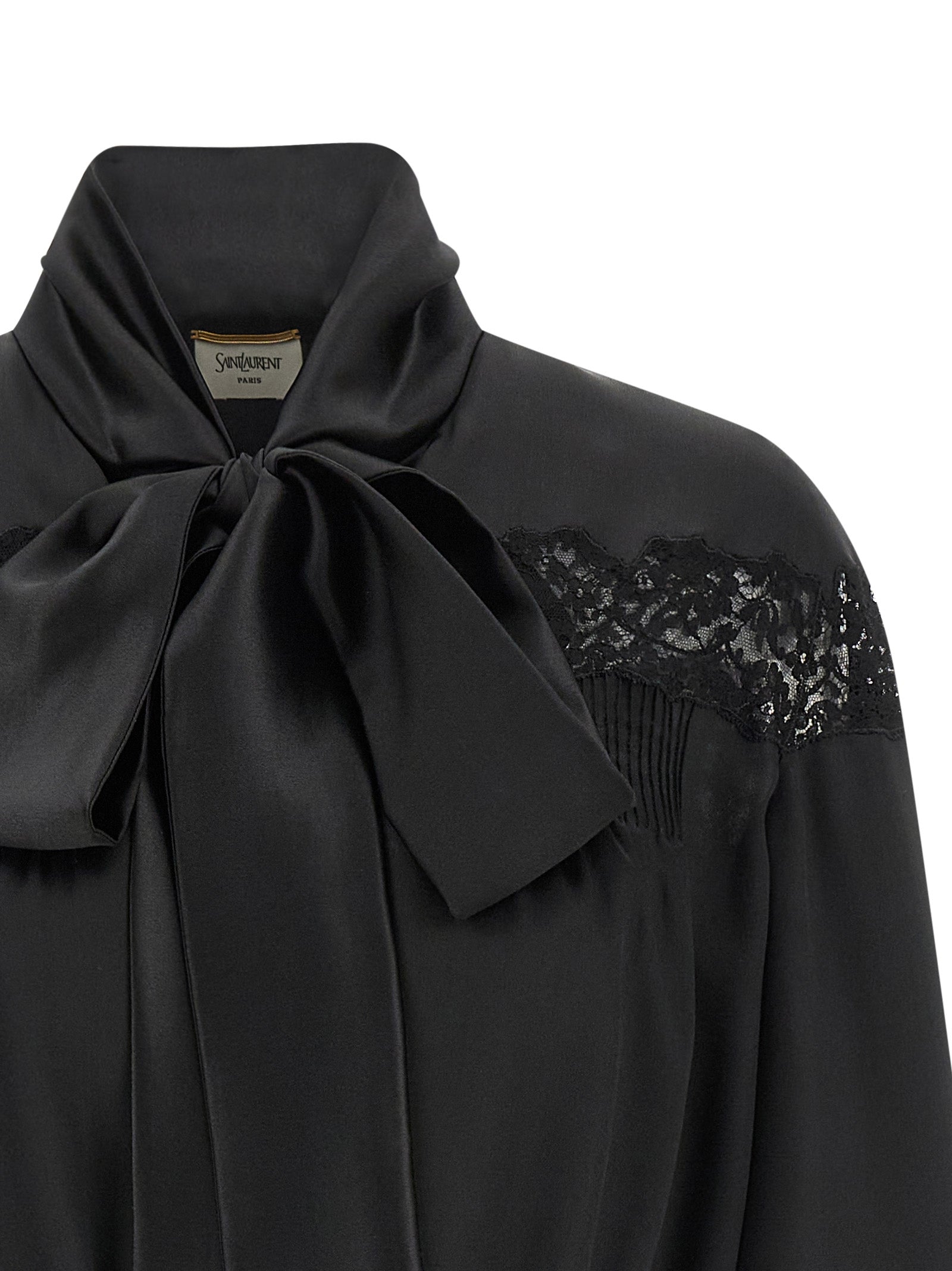 Saint Laurent Lace Silk Shirt