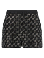 Gucci Gg Lamé Tweed Shorts