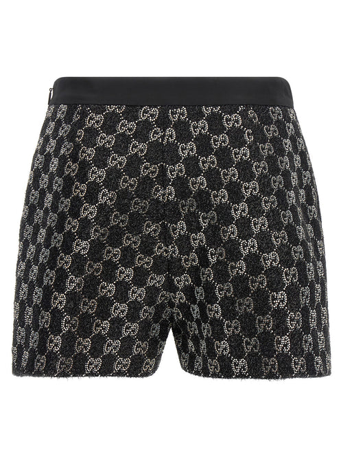 Gucci Gg Lamé Tweed Shorts