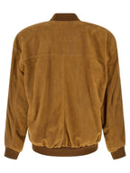 Saint Laurent Suede Bomber Jacket