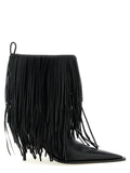 Balenciaga Avenue Fringe Ankle Boots