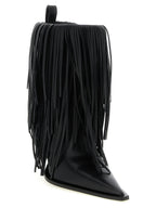 Balenciaga Avenue Fringe Ankle Boots