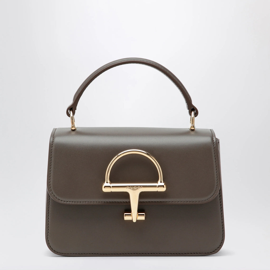Gucci Siena small top-handle bag in taupe brown