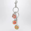 Balenciaga Logo bottle cap keyring charm