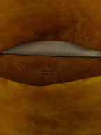 Gucci Gg Medium Suede Shoulder Bag