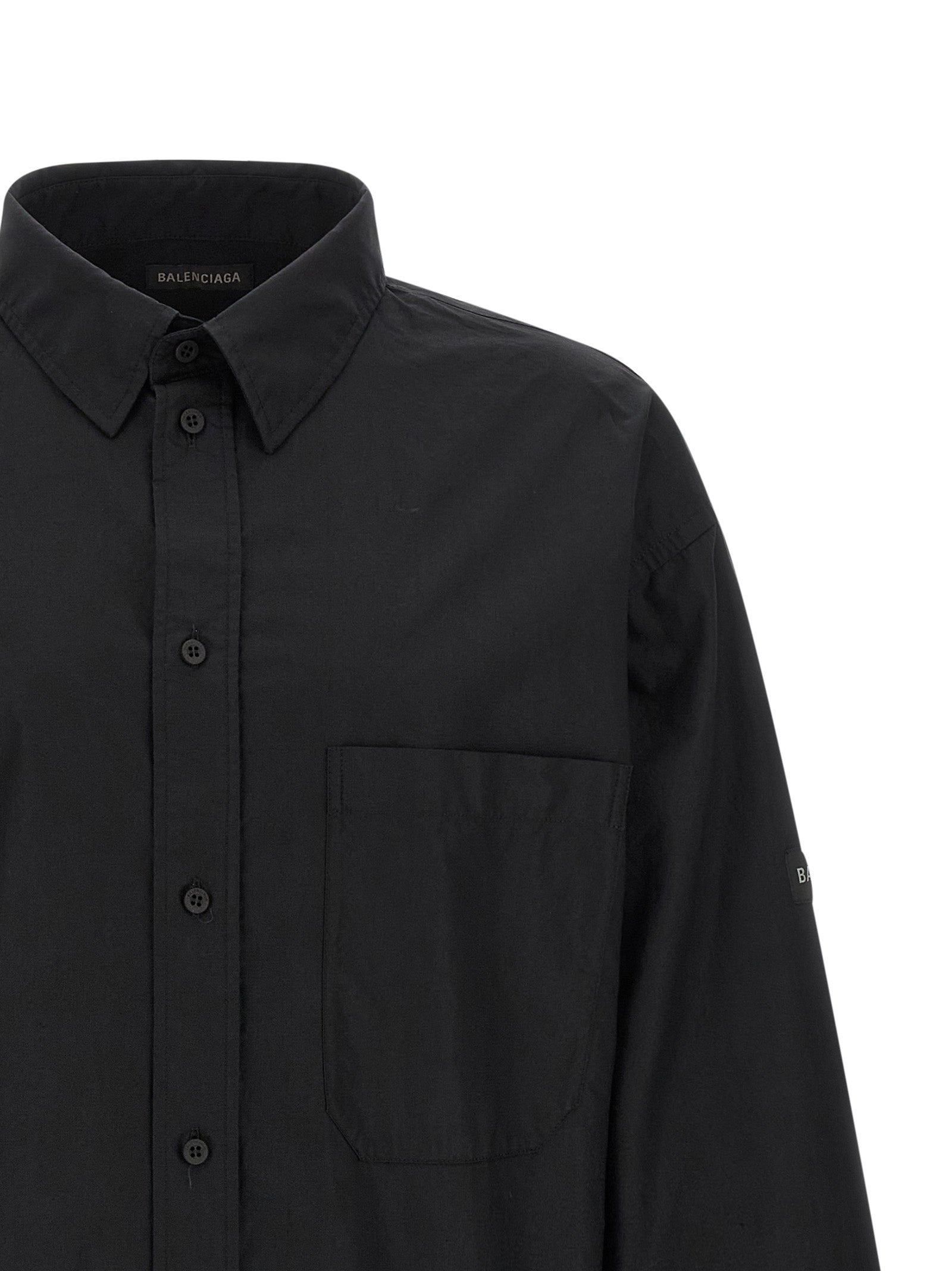 Balenciaga Logo Patch Shirt