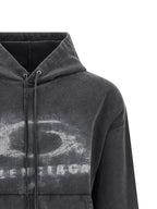 Balenciaga Washed Crayon Loop Hoodie