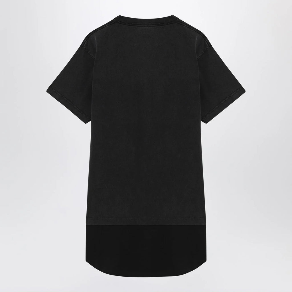 Balenciaga Black washed Loop Sports Icon mini dress