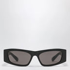 Balenciaga Nano rectangular black sunglasses