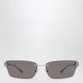 Balenciaga Gossip rectangular Silver/Black sunglasses